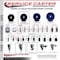 Service Caster 3.5'' Solid Poly Wheel Swivel 7/16'' Grip Ring Stem Caster with Brake SCC-GR20S3514-SPUS-TLB-716138 - alternate 3